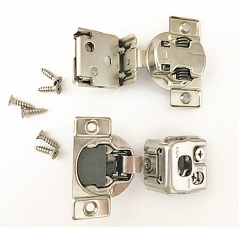 Smooth As Butter Soft Close Cabinet Hinges With 3 Way Cam Adjustment 1 1/4 Overlay and 105 Degree Open with screws