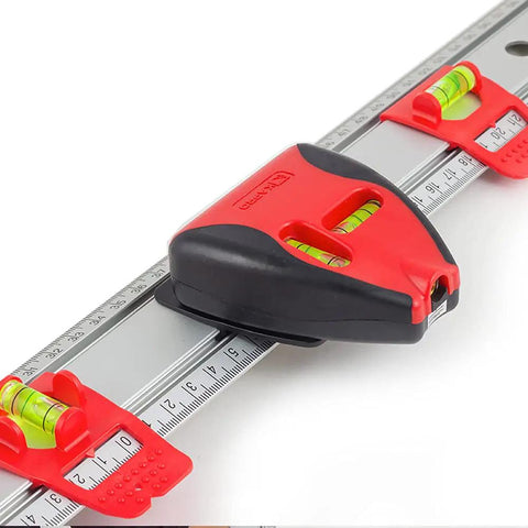 Pro Grade Modular Ruler Attachment With Laser Level And Magnetic Stud Finder Heavy Duty Weekend Warrior Layout Tool Straight Shot Measuring Accessory For Fast Home Repair Projects Snap On Design To Nail It Every Time
