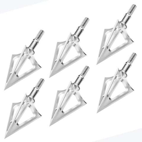 Fixed Blade Hunting Broadhead 100 Grain 420 Stainless Steel Three Razor Sharp Blades Vented Design Top Tier for archery