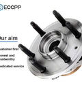 Pair Front Wheel Hub Bearings 515096 For Cadillac Escalade 2007-2014 ESV 4WD 4x4 With ABS, Fits Avalanche Suburban