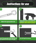 Instruction guide for installing M8 By 112 Mm Concrete Anchors With Spring Hook 304 Stainless Steel Expansion Screws.