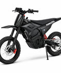 Beast 3000W Electric Dirt Bike For Teens And Adults 40 MPH Top Speed 53 Mile Range 48V 23Ah Battery 14 And 12 Inch Tires Dual Disc Brakes Full Suspension Off Road Ride, side view