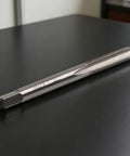 Pro Grade High Speed Steel Tire Valve Threading Tap For 5V1-36 Threads, silver finish tool on black surface.