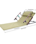 Power Lifting Backrest For Bed With Remote Control, 80 Degree Adjustable Electric Recliner, 661 Pounds Heavy Duty Capacity shown at 80 degree angle.