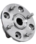 Front view of Front Wheel Bearing And Hub Assembly For 1990 To 1997 Honda Accord 2.2L And 1997 Acura CL 2.2L Two Piece Front Hub Bearings 4 Bolt 4 Lug Non ABS Replacement With Easy Install And Long Lasting Performance