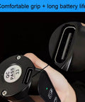 Close-up of Cordless Rotary Tool Kit Mini With USB-C charging port and ergonomic handle for DIY projects and repairs.
