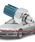 Transmission Oil Pressure Switch Replacement For Honda And Acura Second And Third Gear Plug And Play Direct Fit OEM Quality Fits Accord CR V Element RSX TSX 2003-2011 shown with car
