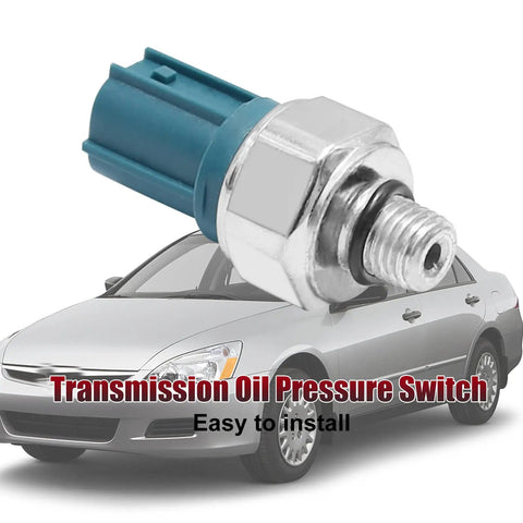 Transmission Oil Pressure Switch Replacement For Honda And Acura Second And Third Gear Plug And Play Direct Fit OEM Quality Fits Accord CR V Element RSX TSX 2003-2011 shown with car