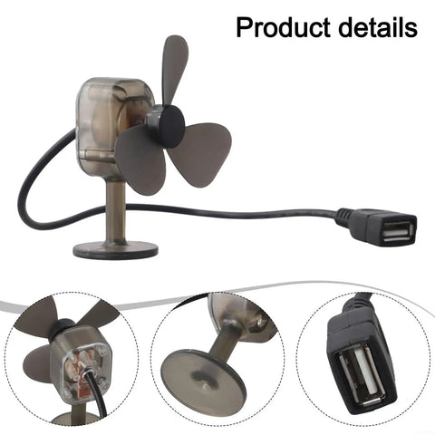 Portable Wind Turbine 5W USB Charger For Smartphones And Tablets Lightweight Wind Powered Generator with visible USB cable