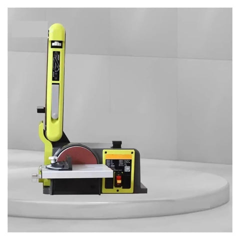 Heavy Duty 550W Electric Belt Sander With Variable Speed Control for grinding, polishing, and sharpening tools.
