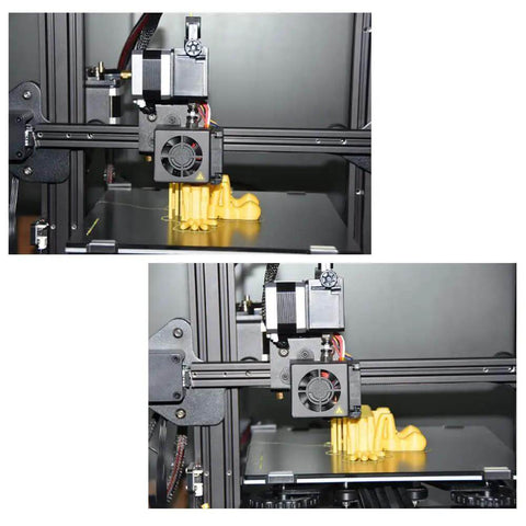 CR-10 Hotend Kit With MK8 Extruder Upgrade 0.4mm Nozzles Full Assembly Replacement Parts For CR 10 10S S4 S5 in operation