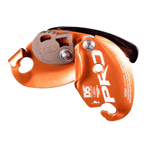 Heavy Duty Two Man Rescue Descender Runs Smooth With Your 1/2 Inch Rope like a Dream, featuring an aluminum handle and steel cam.