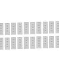 20Pcs Beefy Galvanized Steel Flat Bracket Mending Plate For Heavy Duty DIY Frames Straight Brace Lineup View