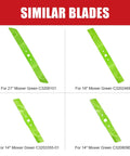 Replacement Heavy Duty Lawn Mower Blade 20.08 Inch For Greenworks 21 Inch Mower C3208101 similar blades image