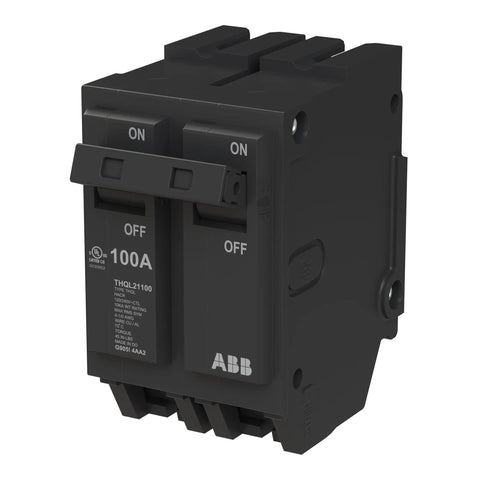 100 Amp Double Pole Circuit Breaker Heavy Duty Jobsite Workhorse Thermal Magnetic Plug On Load Center For Home And Shop Panels 120 To 240 Volt setup.