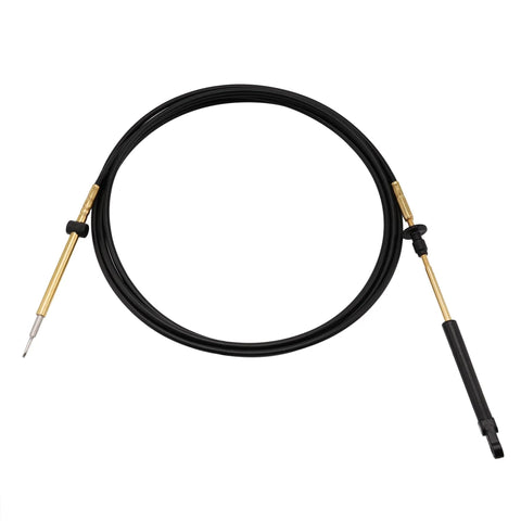 Throttle Shift Remote Control Cable 15 Foot With Adjustable Thumb Knob And Plastic Eye End 173115 0173115 compatible view