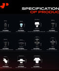 Honda CR-V 2002-2011 Grab-and-Go 230 Piece Car Body Must-Have Fastener Kit product specifications chart