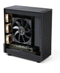 Mini CNC Aluminum ITX PC Case For Low Profile GPUs Quiet High Airflow Durable Aluminum Alloy Frame Compact Workstation Chassis