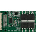 No Sweat Setup BMS 10S 36V 15A Li Ion Battery Management System PC Board with connections shown clearly.
