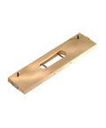 Precision Wood Router Guide Template For Invisible Cabinet Door Hinges with deep mortise location pins and nail setup.