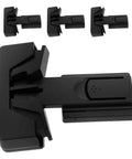 4 Pack Quick Install Childproof Refrigerator Locks, ABS Plastic Fridge and Freezer Locks for Cabinets, Easy to Use, Black