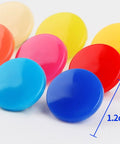 Colorful buttons from Snap Fasteners Kit With Pliers For Crafts And Cloth Diapers, 384 Sets In 24 Colors, Size 20 T5 Plastic Closures