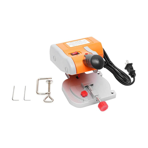 Compact Miter Saw With Adjustable Angle For Quick Wood Plastic Stone And Nonferrous Metal Cuts Portable 110V 90W Electric