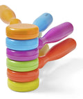 Stack of colorful Magnetic Wands For Kids Set Of 6 With Handles Hands On Multisensory Literacy And Science Manipulatives