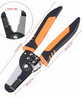 Versatile Wire Stripper Pliers Cutting Tool For DIY Wiring Auto And Home Projects Electrician Grade Heavy Duty Manganese Alloy Built