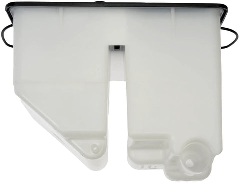 Front Coolant And Washer Fluid Reservoir With Cap Assembly - Plug-And-Play Replacement For Select Ford Models, Durable Under-Hood Tank.