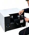 High Speed Cable Wire Twister For Single Station Use in action, showcasing adjustable brushes and wire input for efficient stripping.