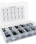 Beefy 420 Piece Socket Set And Screw Assortment Kit for Industrial Repair in open plastic case