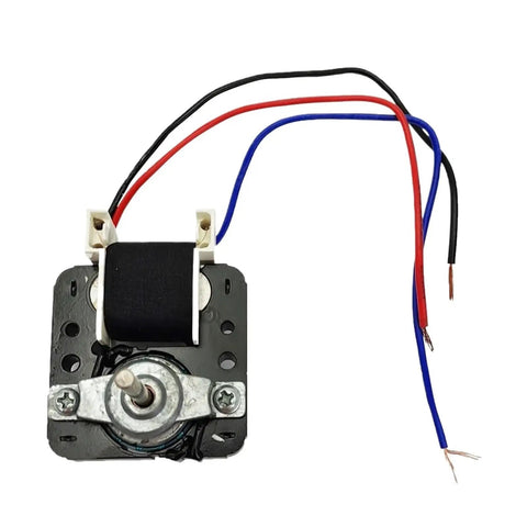 Smooth Operator YJ48 220V AC Asynchronous Motor with colored wires, compact design for HVAC fans installation.