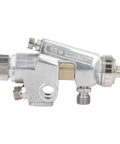 Pneumatic Paint Sprayer Air Spray Gun Delivering 98 Psi Power With Fine Atomization And Adjustable Width Control side view showing metallic construction.