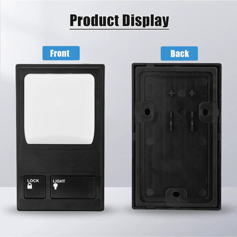 Easy Install Garage Door Wall Button Upgrade Kit With Multi Function Control Panel For Universal Openers No Fuss Push Switch Replacement For LiftMaster Style Units Durable Build And Quick Home Improvement Upgrade For Safer Smarter Door Control