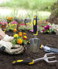Stainless Steel Heavy Duty Garden Trowel Shovel With Soft Rubberized Non Slip Ergonomic Handle for gardening under tree