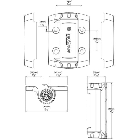 Heavy Duty Square Gate Hinges Pair With Self Closing Tension Dial Pool Fence Brackets And Pet Barriers Polymer Build dimensions diagram