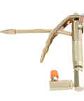 Air Operated Grease Pump 50 To 1 Ratio Pneumatic Gun with Portable Design and 360 Degree Swivel Head in gold finish