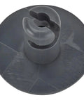 Extra Large Plastic Quarter Turn Fasteners Pack Of 10 Quick Grab Bump Latches With Half Inch Grip For Toolboxes Gear Bags And Vehicle Hoods Snug Click Lock Easy Pro Setup Black showing top view of durable plastic panel latch.