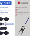 Comparison of Pro Grade Car Brake Caliper Piston Press Tool Set With Ratcheting Spreader Four Hangers And 360 Degree Caliper Press Ratchet