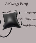 Air Wedge Pump Pro Grade For Cars And Home Projects, Adjustable Auto Leveling Shim Bag, 165mm x 150mm with 250mm hose