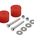 Transmission Mount Bushings For BMWs 80A Polyurethane CNC Billet Aluminum Flanged Ends Ultra Durable And Quiet with mounting hardware