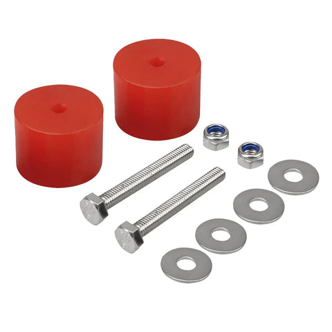 Transmission Mount Bushings For BMWs 80A Polyurethane CNC Billet Aluminum Flanged Ends Ultra Durable And Quiet with mounting hardware