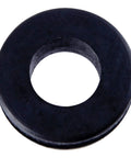 Rubber Grommet 31/32 Inch Outer Diameter X 1/2 Inch Inner Diameter X 9/32 Inch Thick Type OD, black color, top view