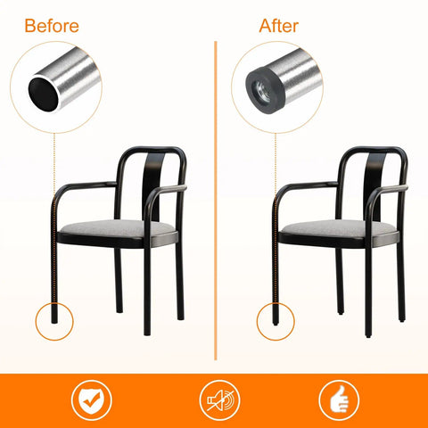 Six Pack M8 Threaded Tube Inserts For 16 To 18mm Pipes Black Plastic Plugs That Accept Caster Wheels Or Adjustable Feet On Furniture Legs And Chairs 19mm Diameter 22mm Length Fits 16 To 18mm Inner Diameter