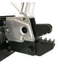Close-up of the jaws of Hella Durable Automatic Terminal Crimping Machine Top Tier Electric Wire Crimp Tool with seamless die.
