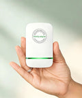 Power Pro Genius 2 Pack Household Voltage Stabilizer Box With Power Factor Optimization Tech in hand for easy use.
