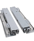 Floor Mount Soft Close Drawer Slides With Full Extension Undermount Runners, Beefy Steel Rails That Handle Up To 88 Lb, 200mm Pair