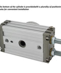 Pneumatic Rotary Cylinder Double Acting Air Table Actuator For Precise Motion Control In Industrial Automation Durable Aluminum Body