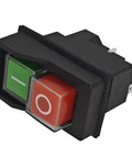 Electromagnetic Pushbutton Switch 120 Volts And 220 Volts Dual Voltage 4 Pin 16A For Garden Tools And Power Tools, Heavy Duty Start Button
